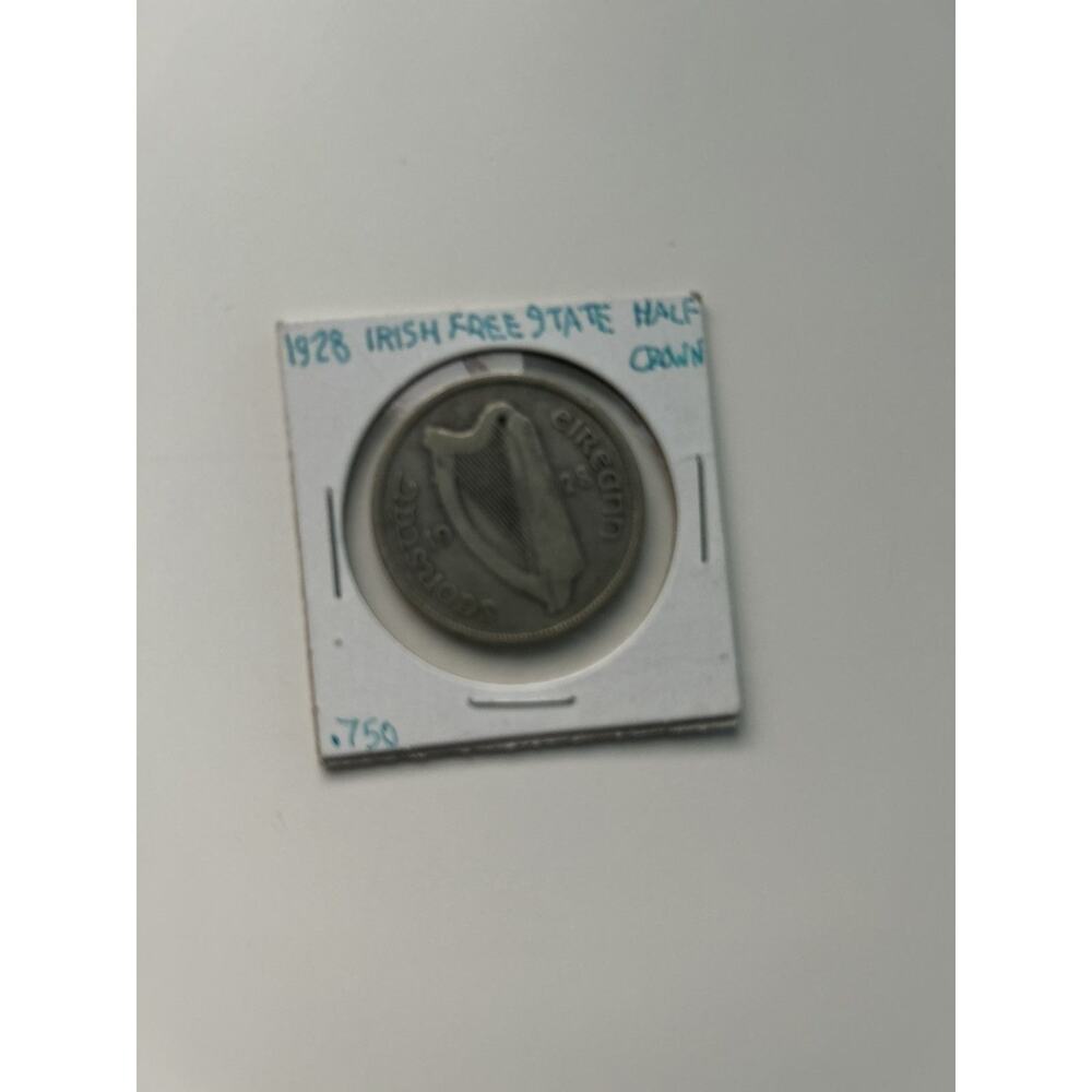1928 irish half crown - Picture 2 of 2